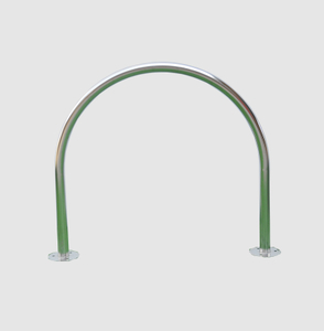 Single Hoop Arch Invertert U -formet sykkelstativ for utendørs bruk