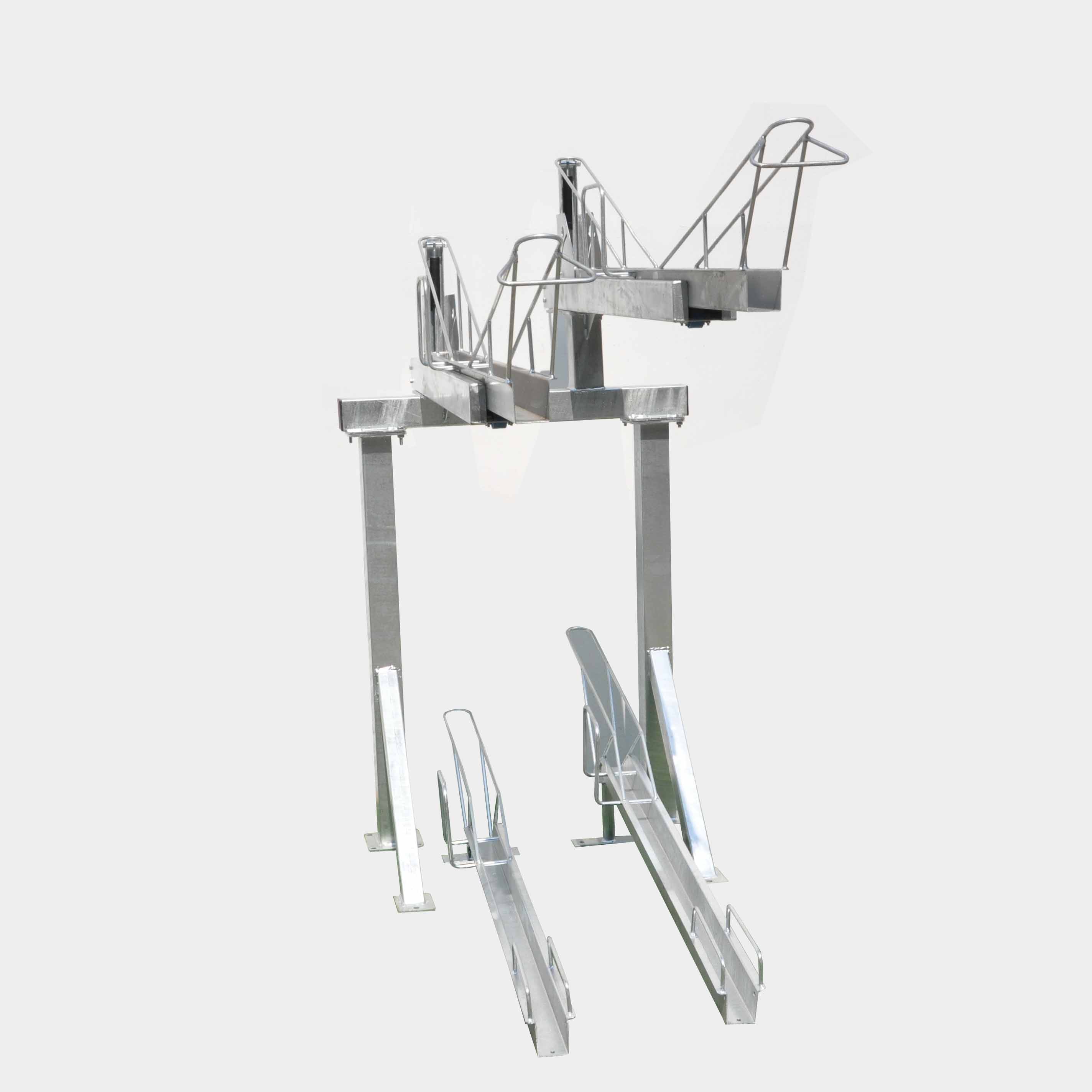 Double Stack Layer Multiple sykkelstativ leverandør fra Kina