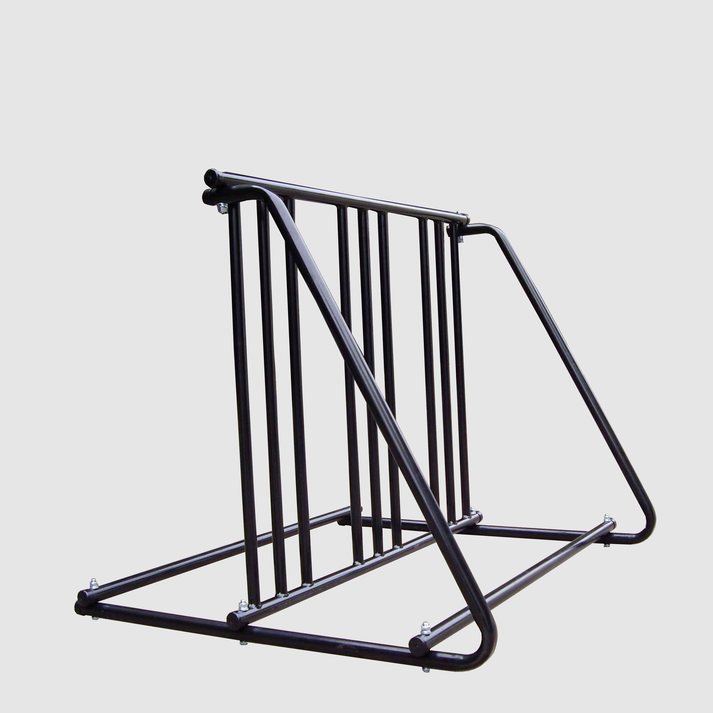 Multifunksjonelt sykkelstativ i aluminiumslegering med justerbar rutenett for skjerm for 6 sykler