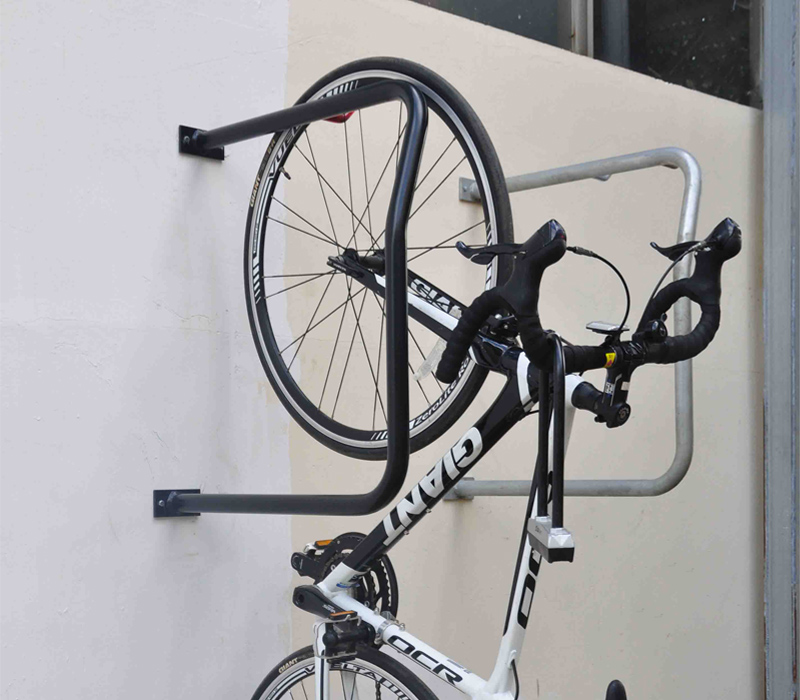 Husholdningsstål innendørs sykkelstativ Veggmontert parkeringskrok