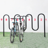 Steel Multi Cycling 3 sykkelstativ garasjeparkeringsstativ med oppbevaring