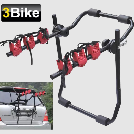 Sykkelfesteholder for bilmontert 3 sykkelstativ for kjøretøyer