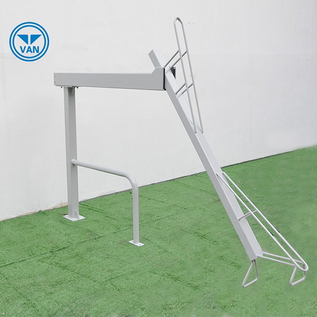 Kina Produsent Two Tier White Safety Metal Bike Stander til salgs